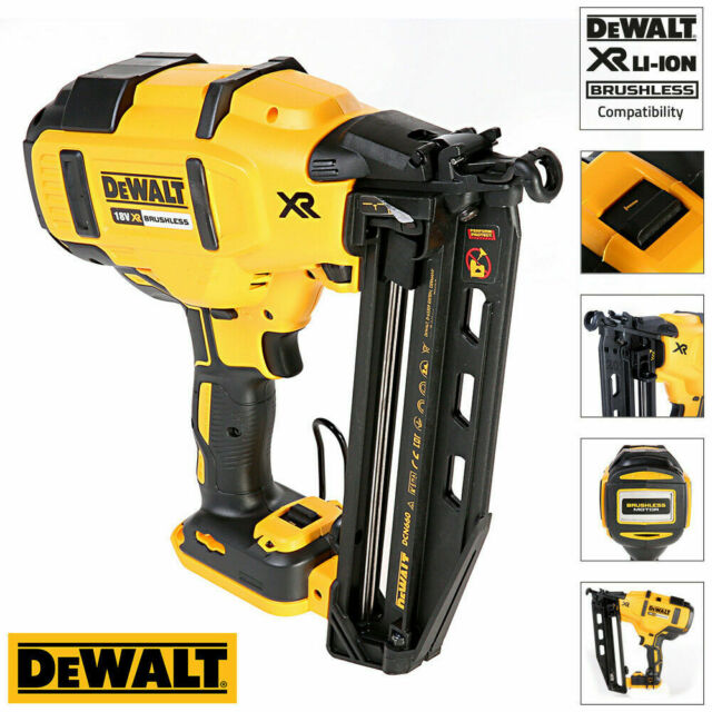 DCN660N 18v XR Brushless Second Fix Angled Nailer Bare Unit